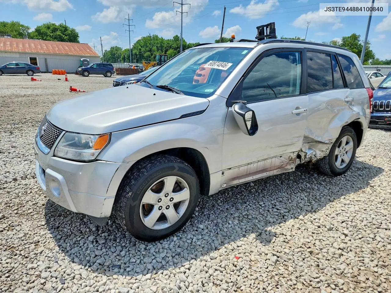 2008 Suzuki Grand Vitara Xsport VIN: JS3TE944884100840 Lot: 60874846