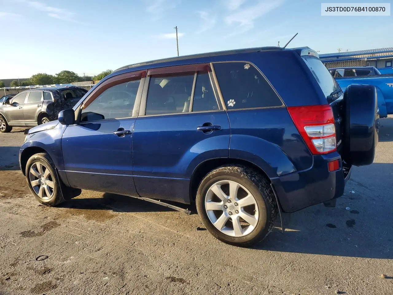 2011 Suzuki Grand Vitara Jlx VIN: JS3TD0D76B4100870 Lot: 56463936