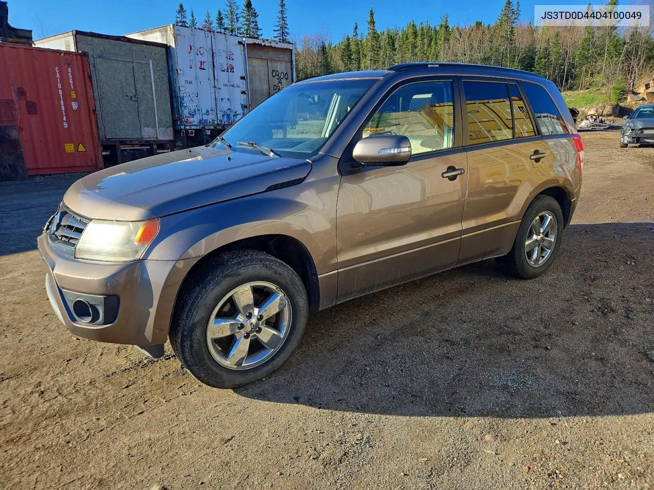 2013 Suzuki Grand Vitara Xsport VIN: JS3TD0D44D4100049 Lot: 53792606