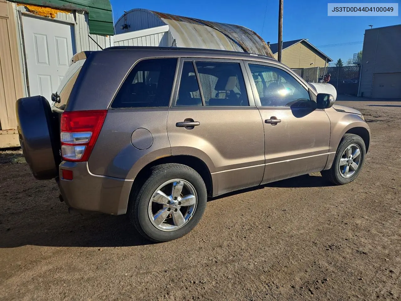 2013 Suzuki Grand Vitara Xsport VIN: JS3TD0D44D4100049 Lot: 53792606