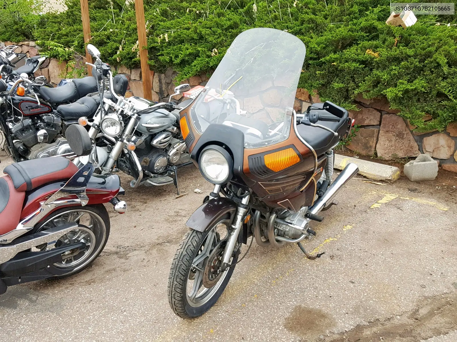 1981 Suzuki Gs850 G VIN: JS1GS71G7B2105665 Lot: 54548636