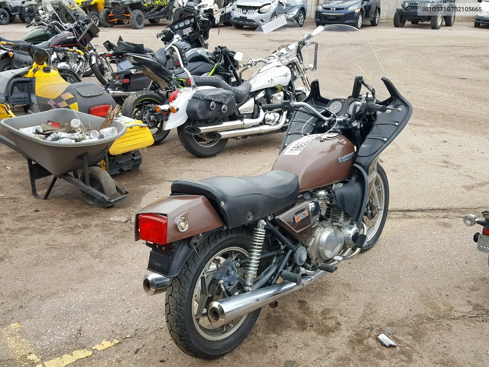 1981 Suzuki Gs850 G VIN: JS1GS71G7B2105665 Lot: 54548636