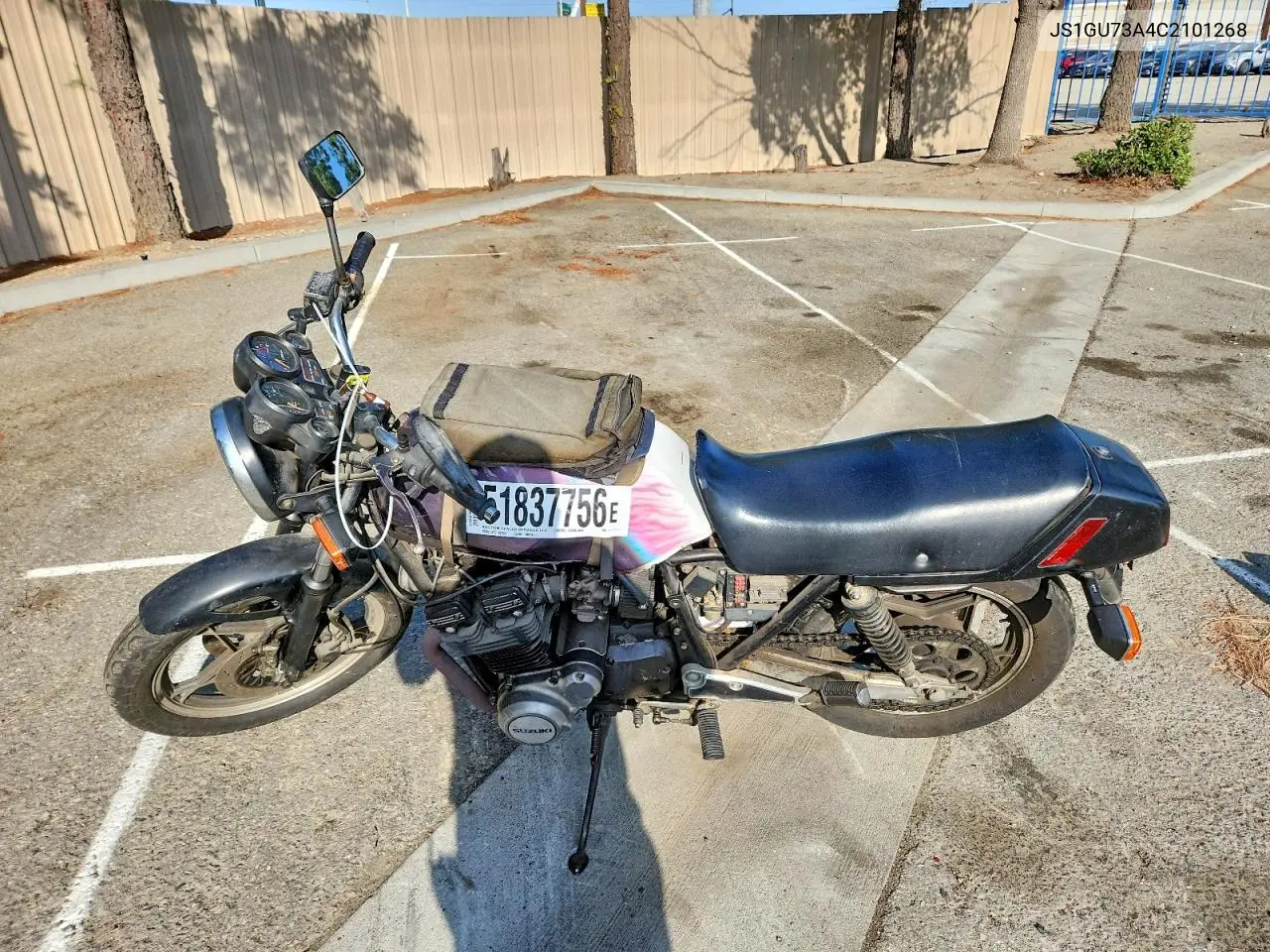 1982 Suzuki Gs1100 E VIN: JS1GU73A4C2101268 Lot: 51837756