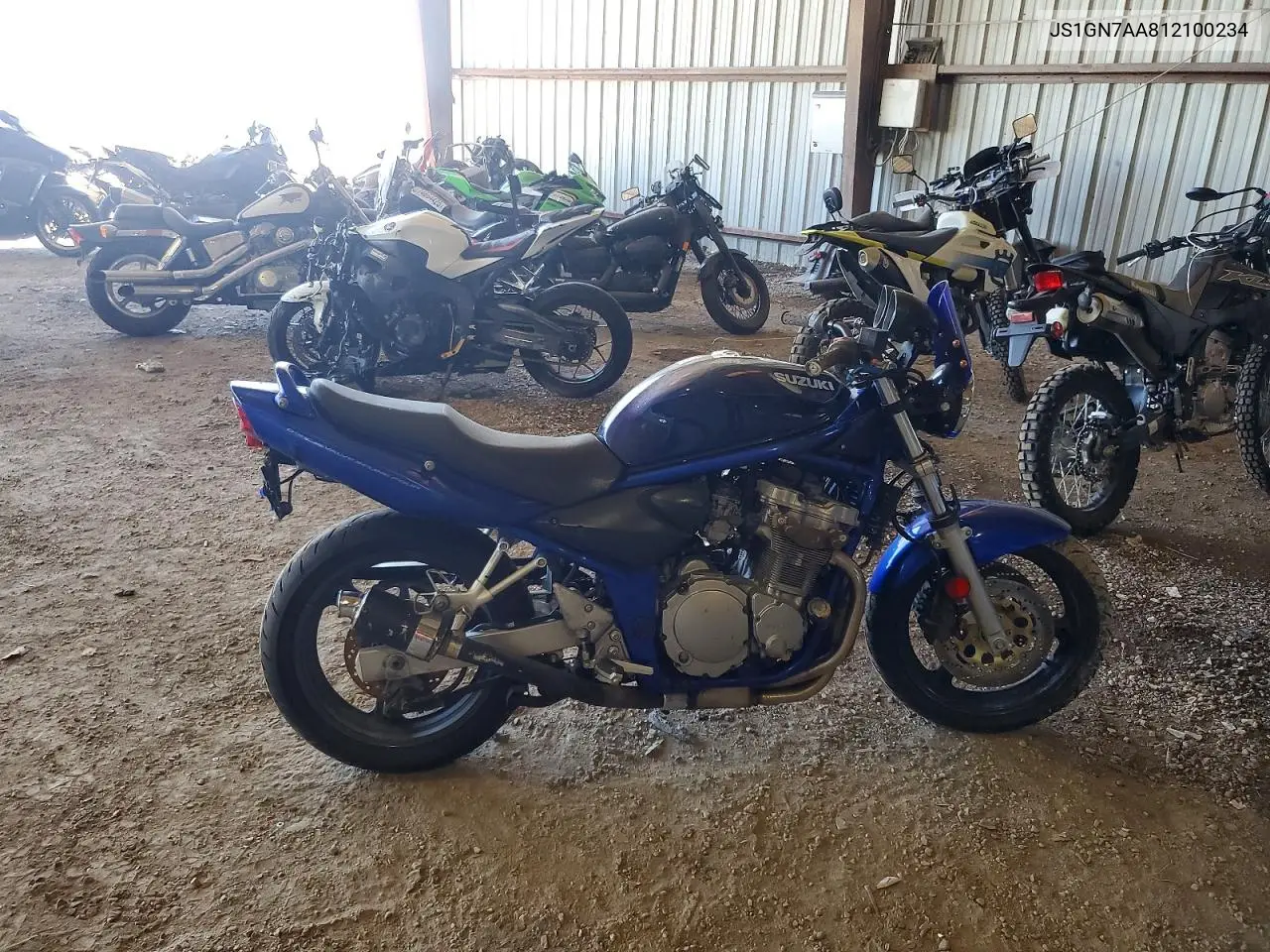 2001 Suzuki Gsf600 S VIN: JS1GN7AA812100234 Lot: 45847026