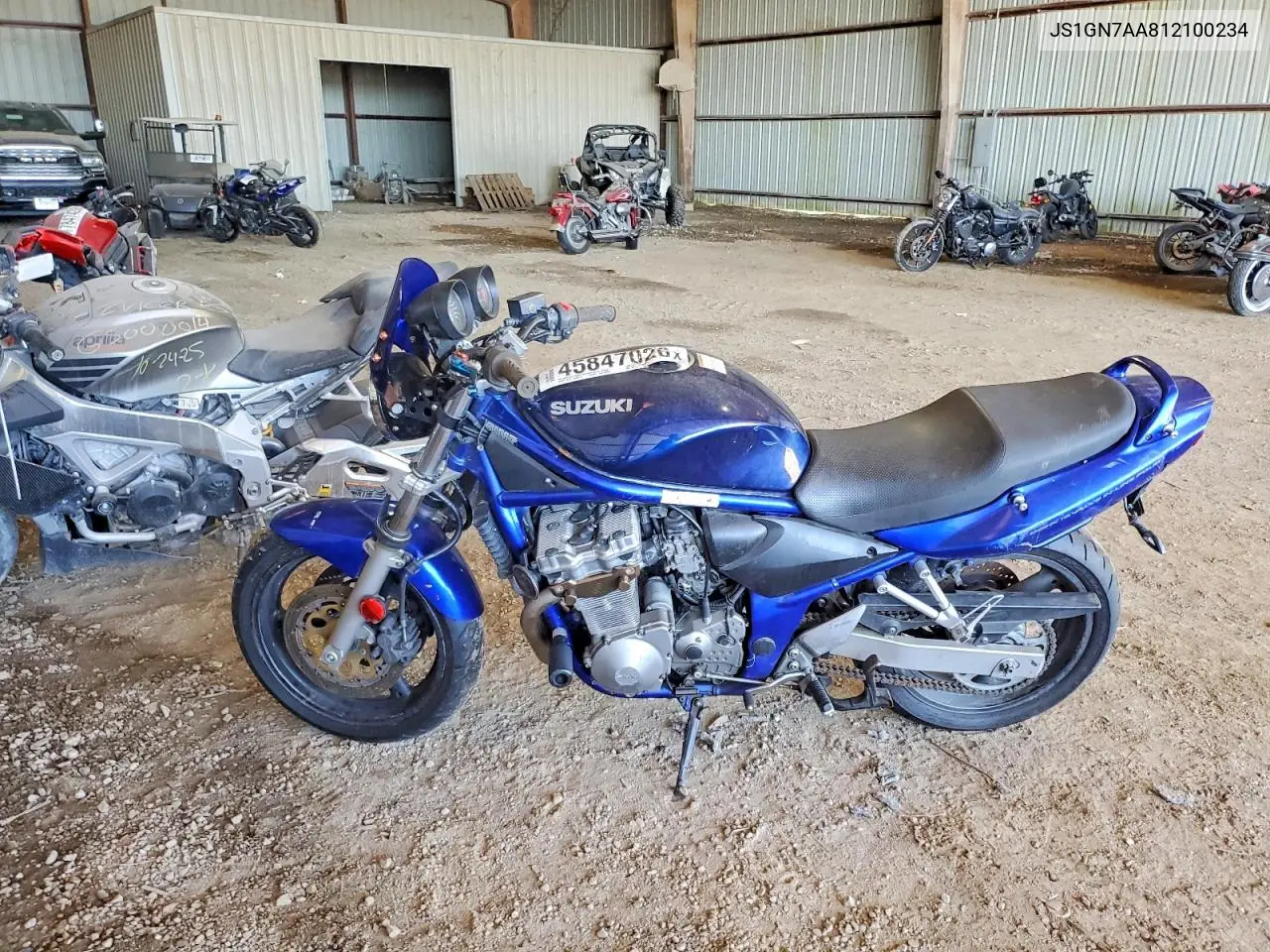2001 Suzuki Gsf600 S VIN: JS1GN7AA812100234 Lot: 45847026
