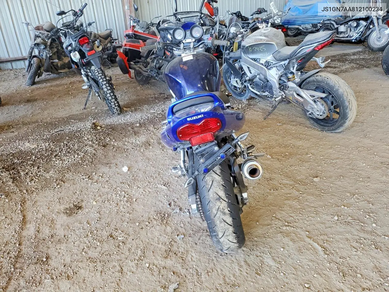 2001 Suzuki Gsf600 S VIN: JS1GN7AA812100234 Lot: 45847026