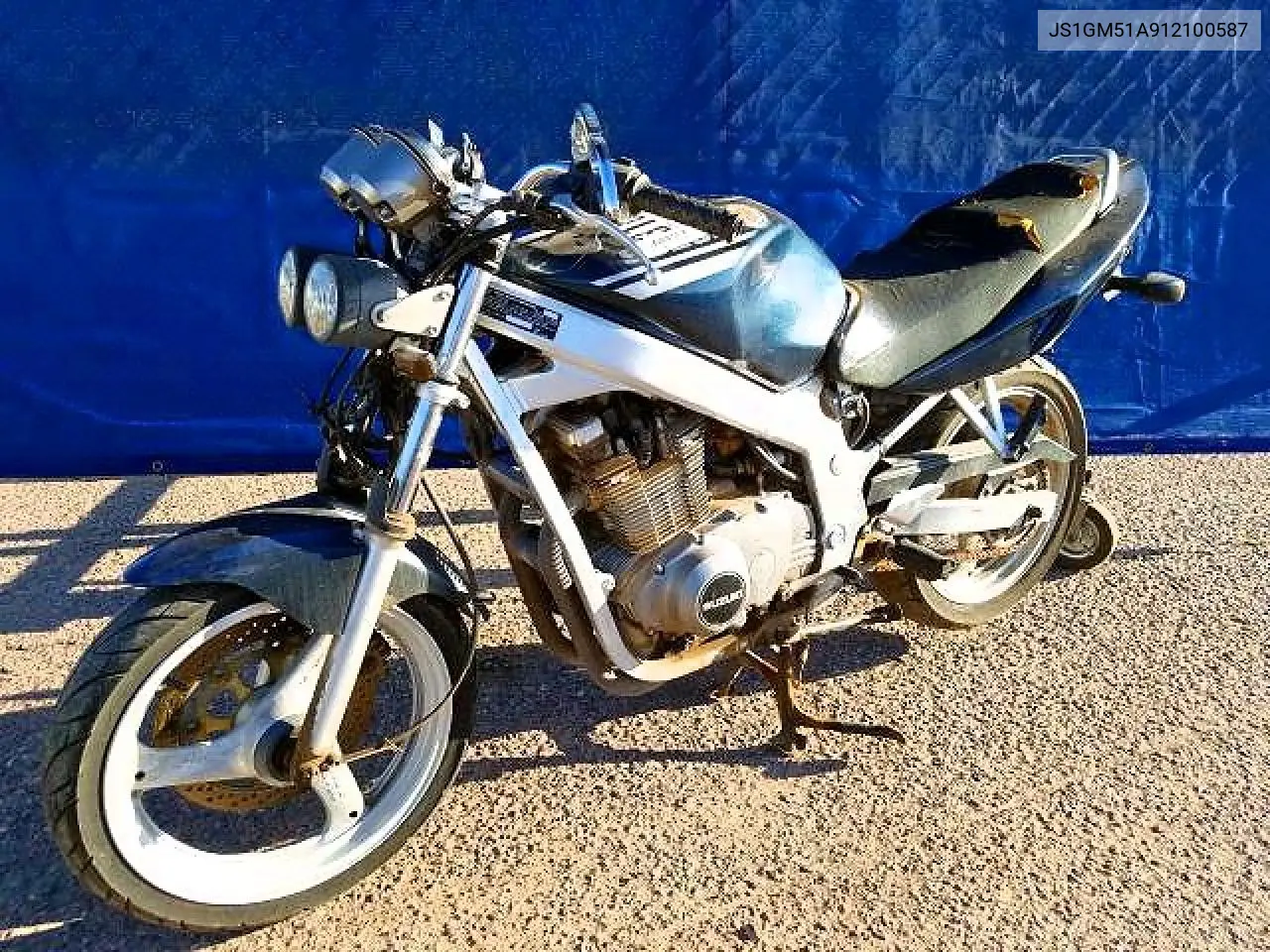 2001 Suzuki Gs500 VIN: JS1GM51A912100587 Lot: 58122356