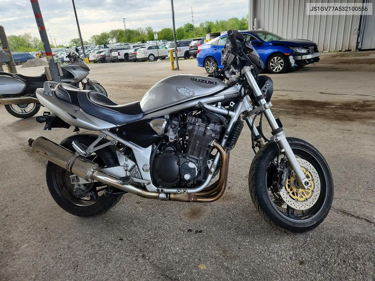 2003 Suzuki Gsf1200 Base VIN: JS1GV77A532100556 Lot: 53175956