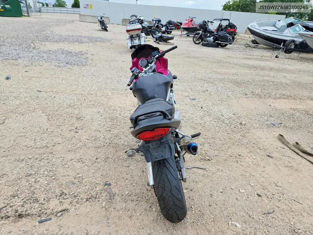 2008 Suzuki Gsf1250 VIN: JS1GW72A582100245 Lot: 59184666
