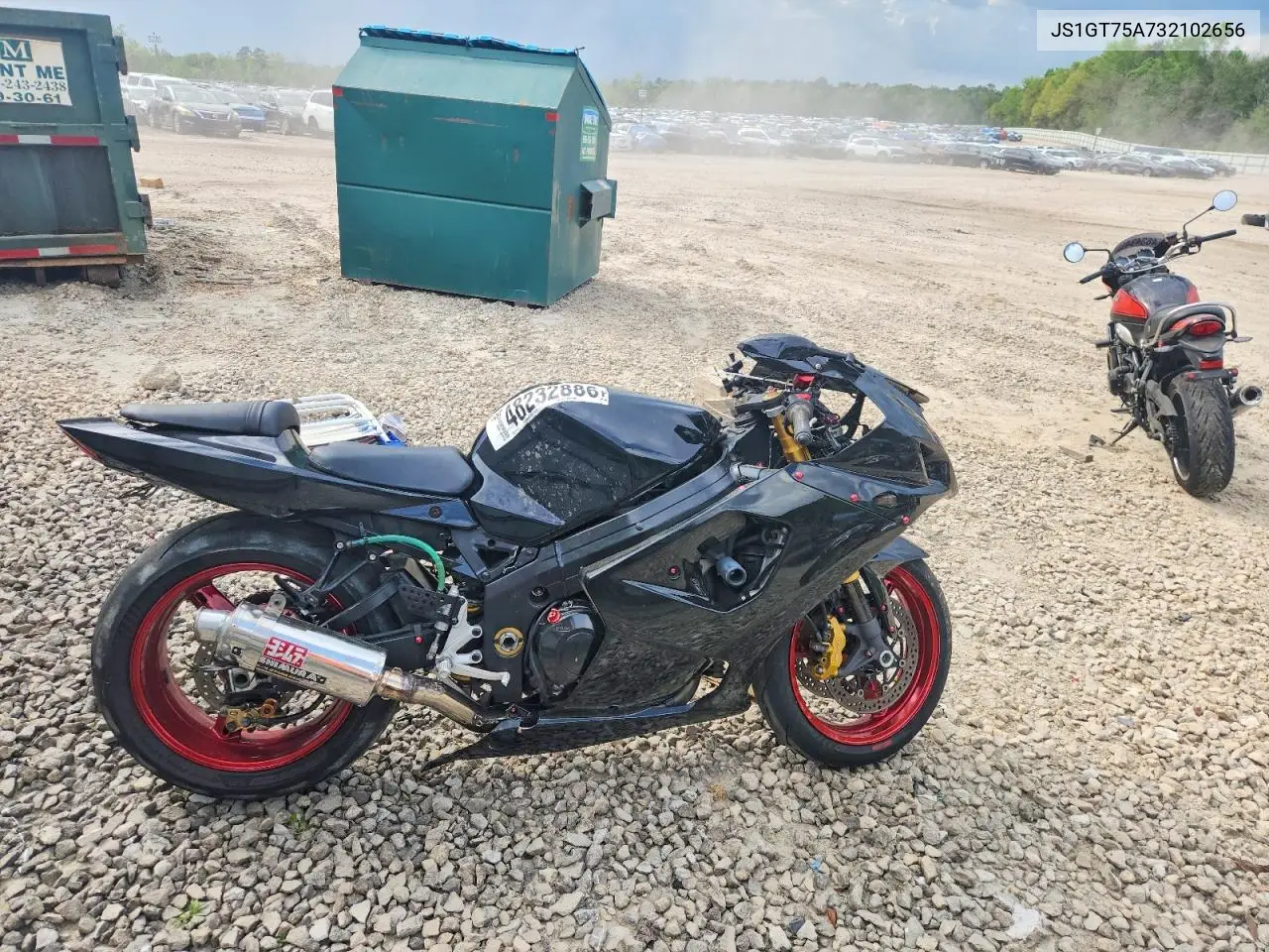 2003 Suzuki Gsx-R1000 VIN: JS1GT75A732102656 Lot: 48232886