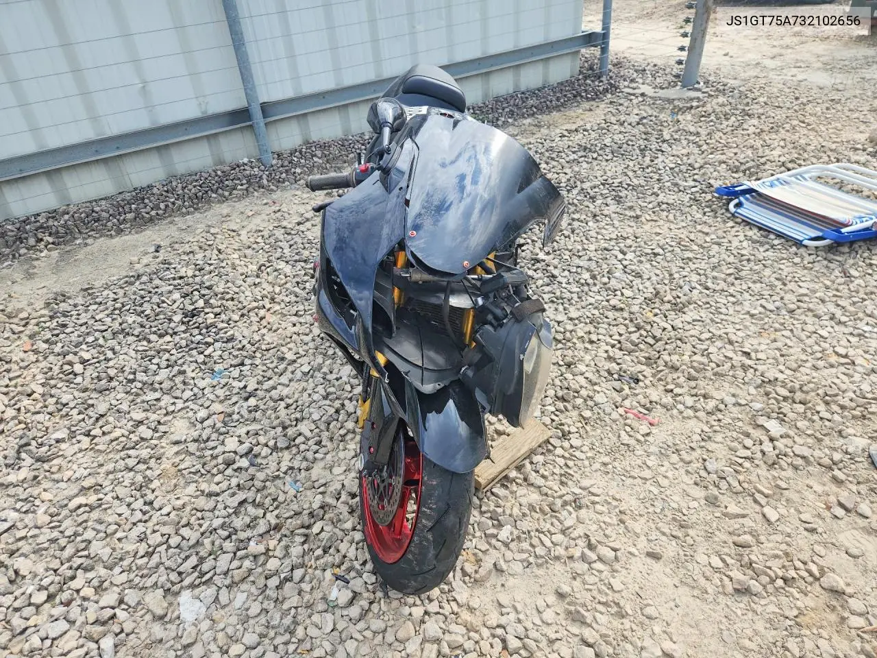 2003 Suzuki Gsx-R1000 VIN: JS1GT75A732102656 Lot: 48232886