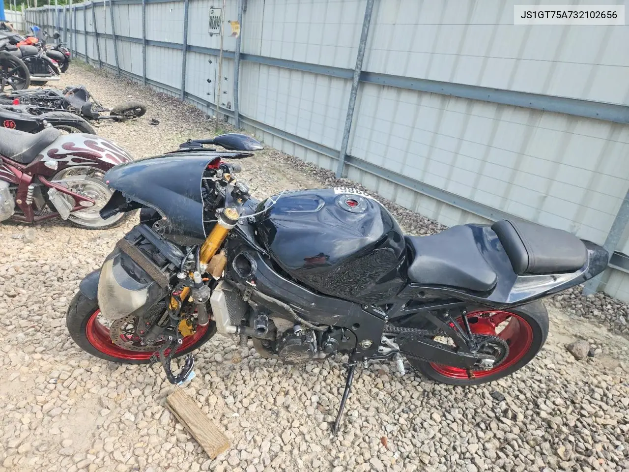 2003 Suzuki Gsx-R1000 VIN: JS1GT75A732102656 Lot: 48232886