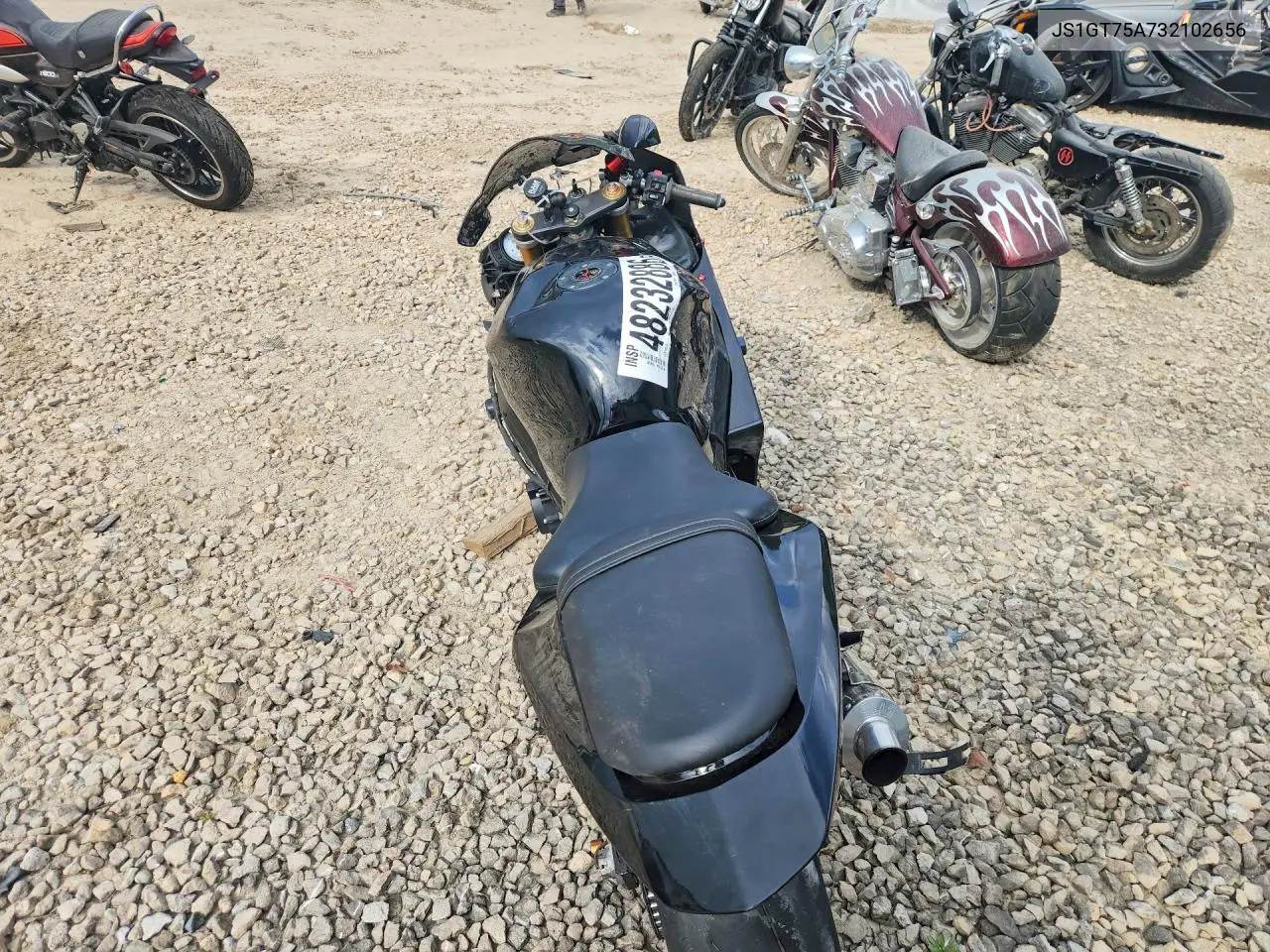 2003 Suzuki Gsx-R1000 VIN: JS1GT75A732102656 Lot: 48232886