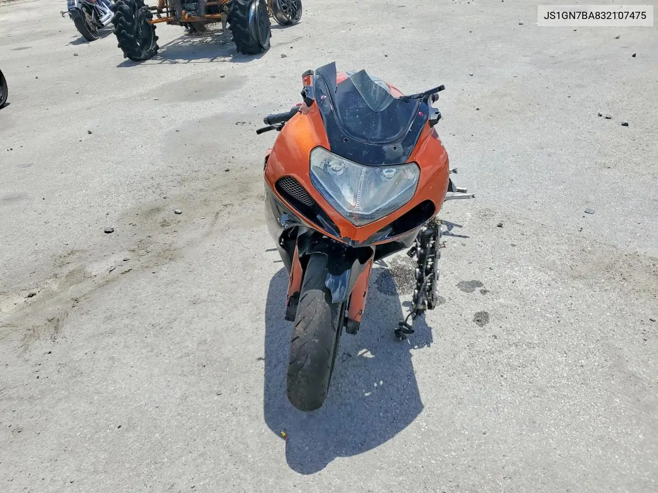 2003 Suzuki Motorcycle VIN: JS1GN7BA832107475 Lot: 56121876