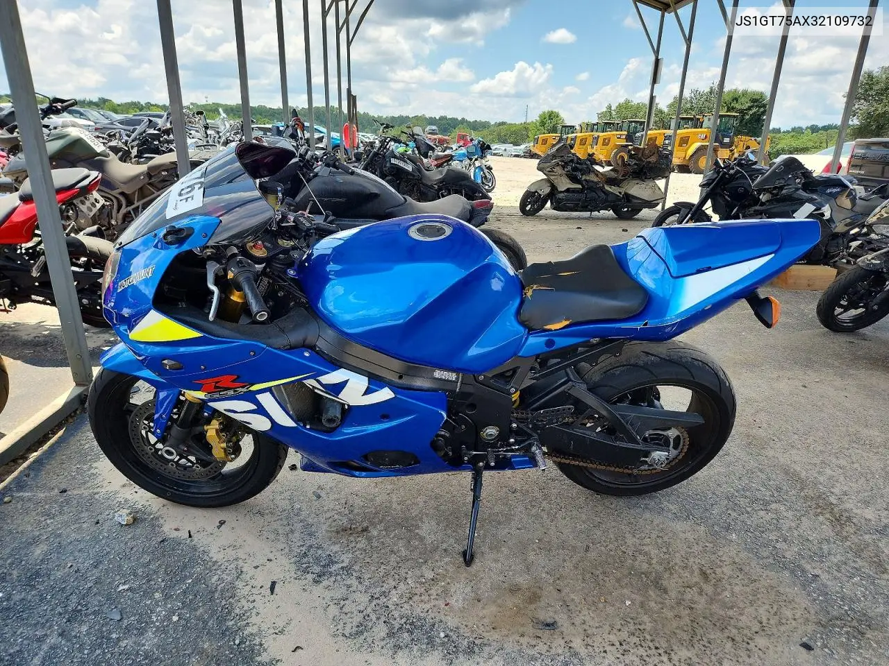 2003 Suzuki Gsx-R1000 VIN: JS1GT75AX32109732 Lot: 60553476