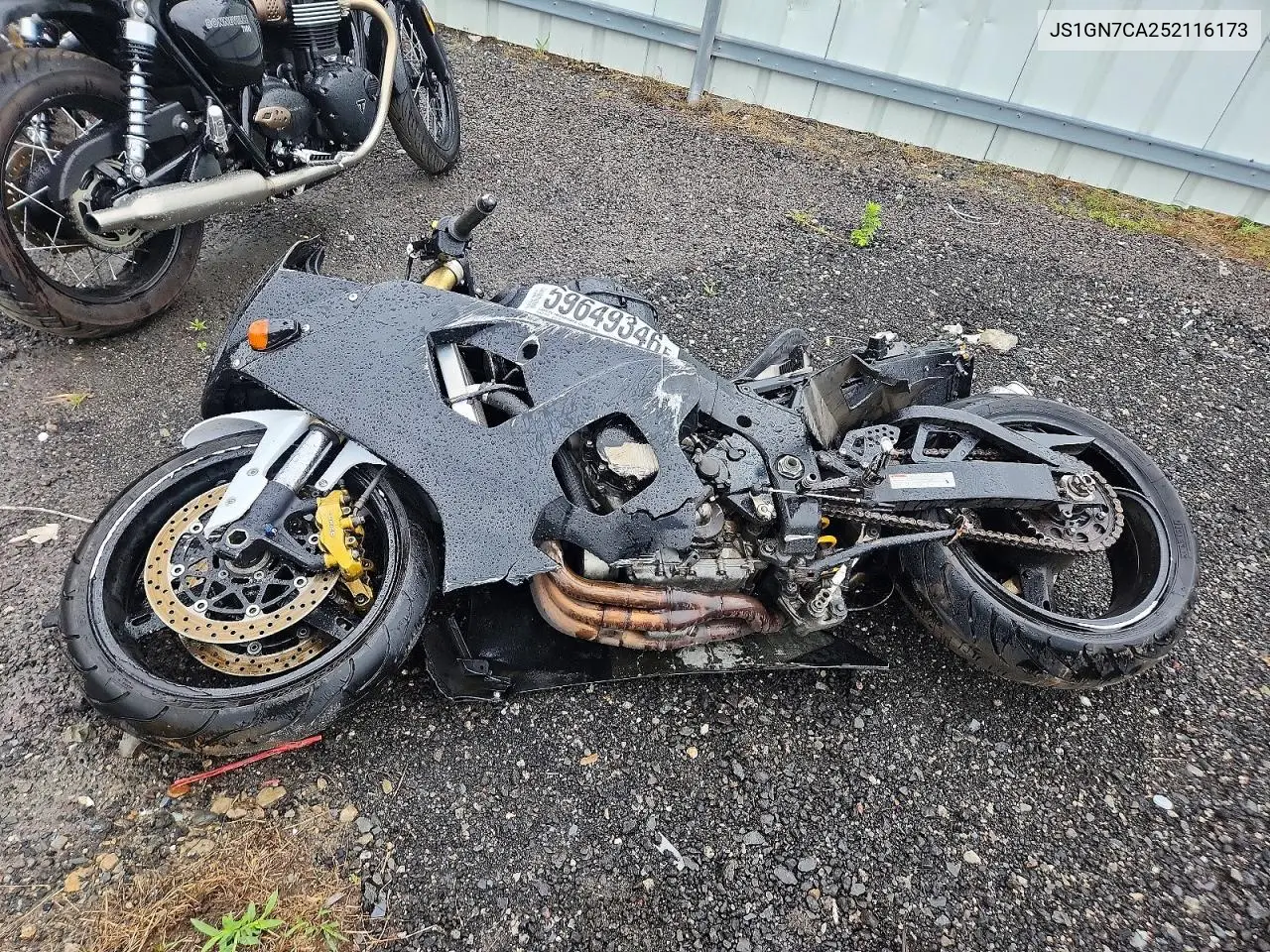 2005 Suzuki Gsx-R600 K VIN: JS1GN7CA252116173 Lot: 59649346