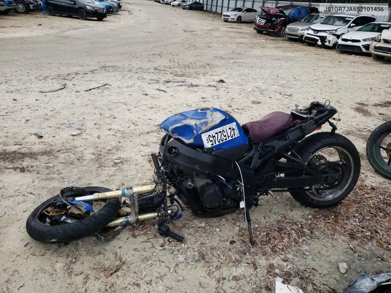 2005 Suzuki Gsx-R750 K VIN: JS1GR7JA652101456 Lot: 61490166