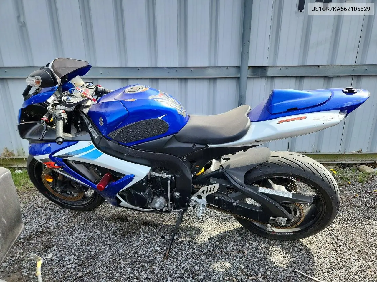 2006 Suzuki Gsx-R750 K6 VIN: JS1GR7KA562105529 Lot: 51336706