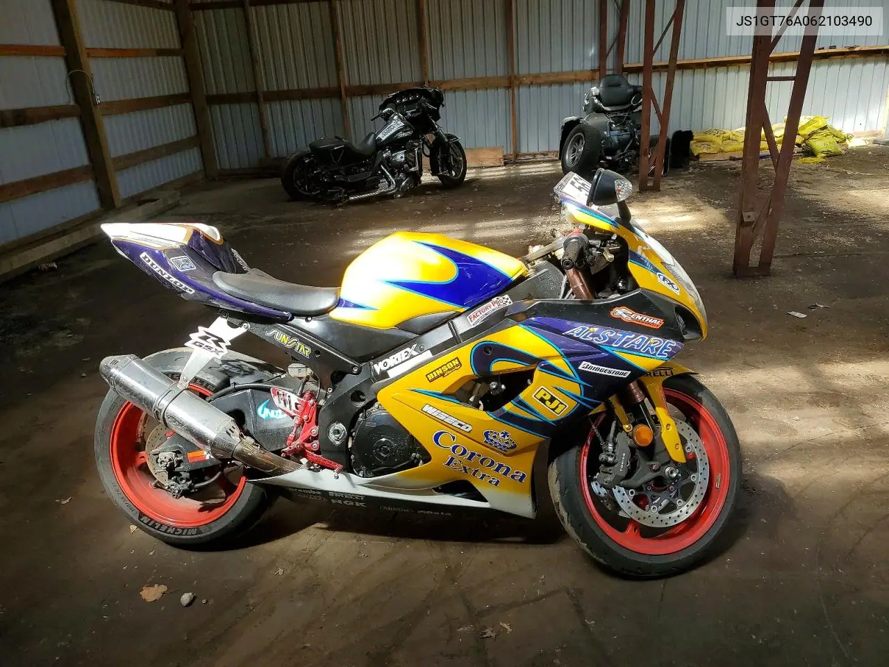 2006 Suzuki Gsx-R1000 VIN: JS1GT76A062103490 Lot: 56101116