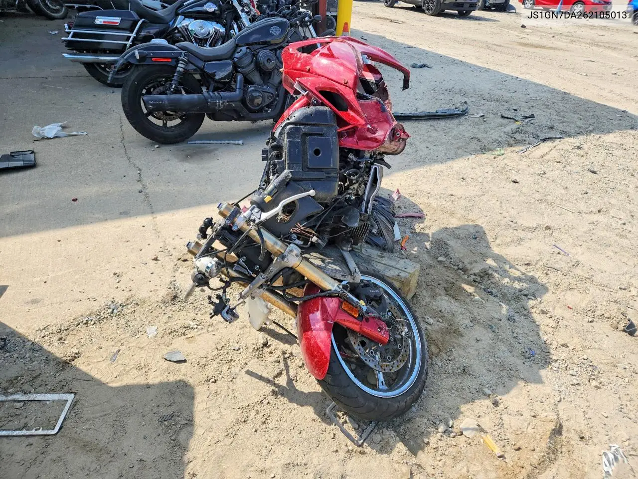 2006 Suzuki Gsx-R600 K6 VIN: JS1GN7DA262105013 Lot: 60411636