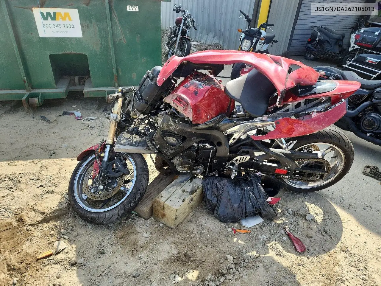 2006 Suzuki Gsx-R600 K6 VIN: JS1GN7DA262105013 Lot: 60411636