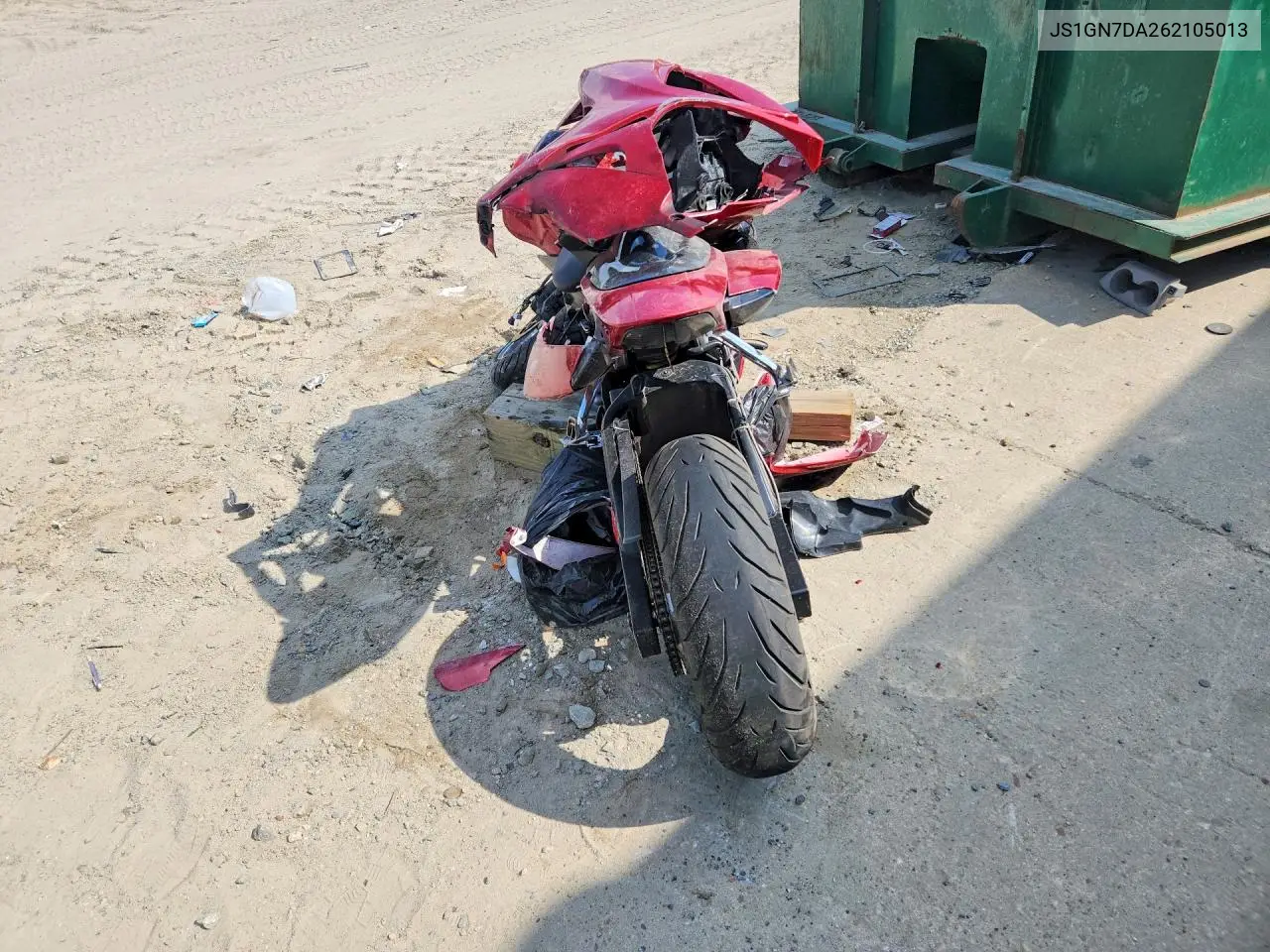 2006 Suzuki Gsx-R600 K6 VIN: JS1GN7DA262105013 Lot: 60411636