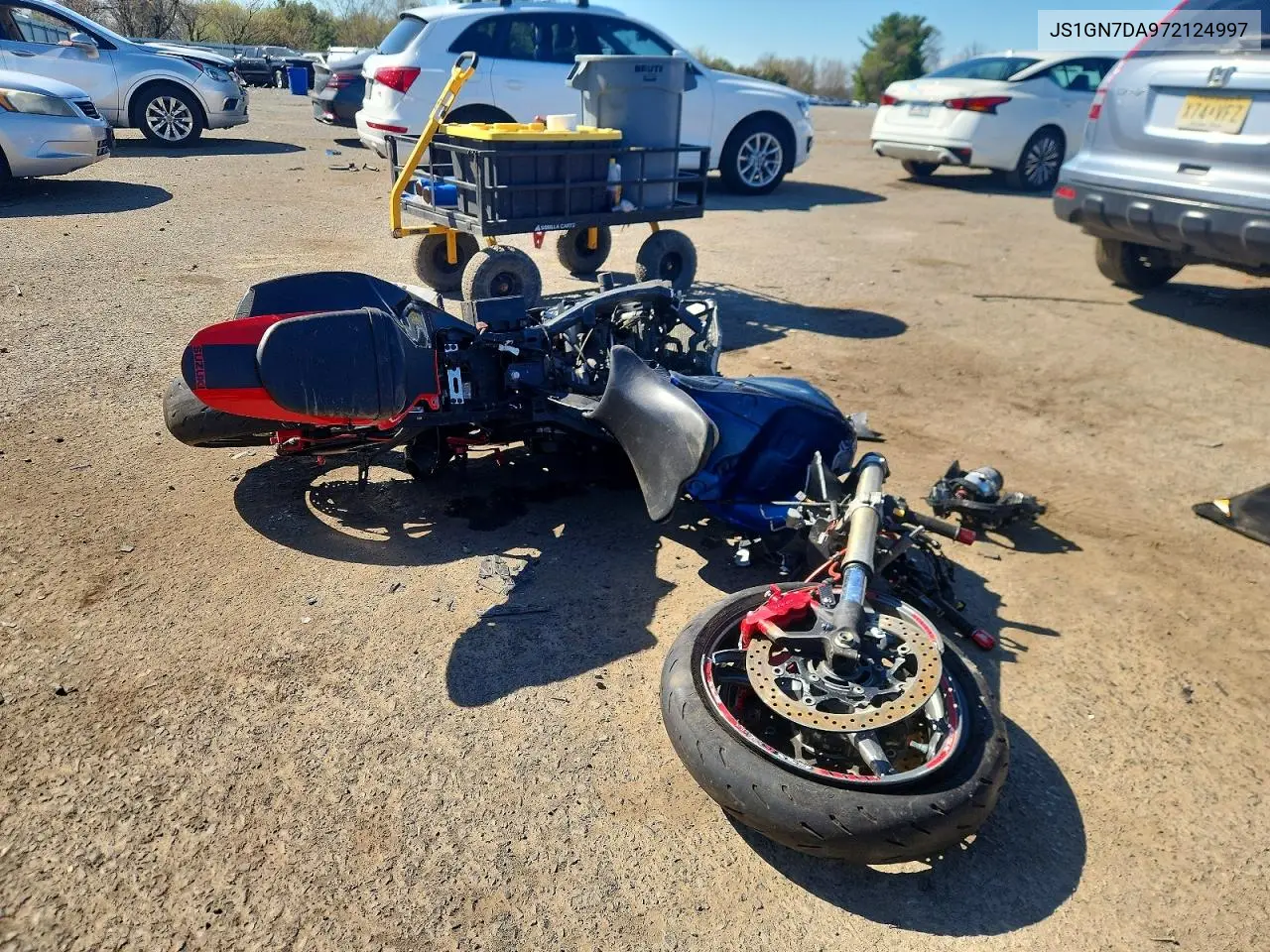 2007 Suzuki Gsx-R600 VIN: JS1GN7DA972124997 Lot: 48062126