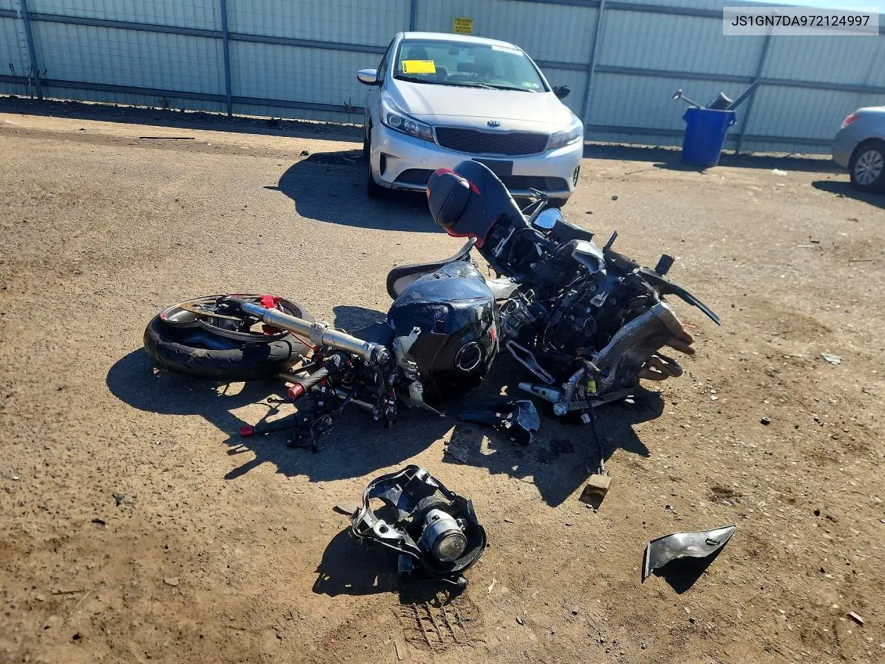 2007 Suzuki Gsx-R600 VIN: JS1GN7DA972124997 Lot: 48062126