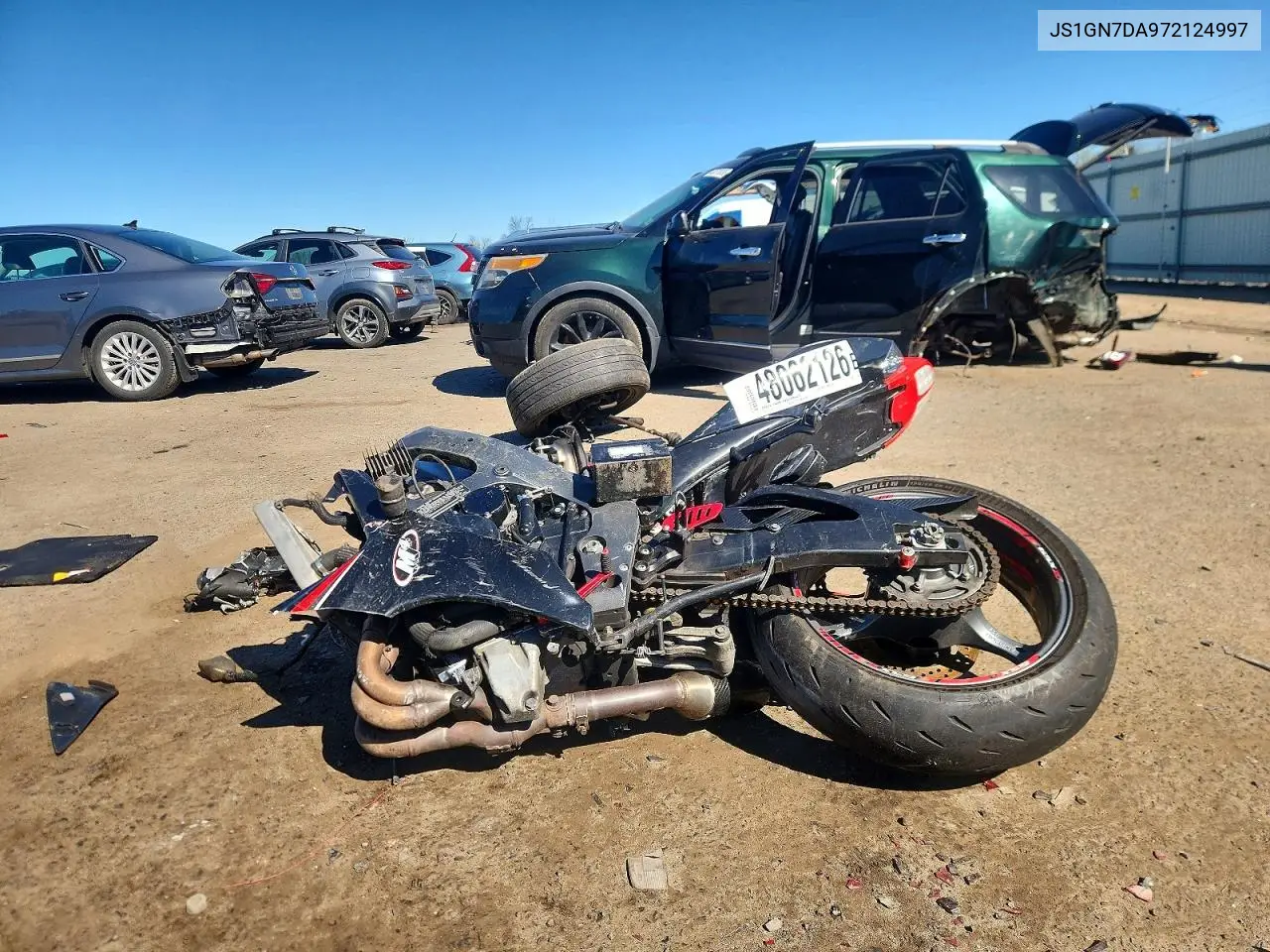 2007 Suzuki Gsx-R600 VIN: JS1GN7DA972124997 Lot: 48062126