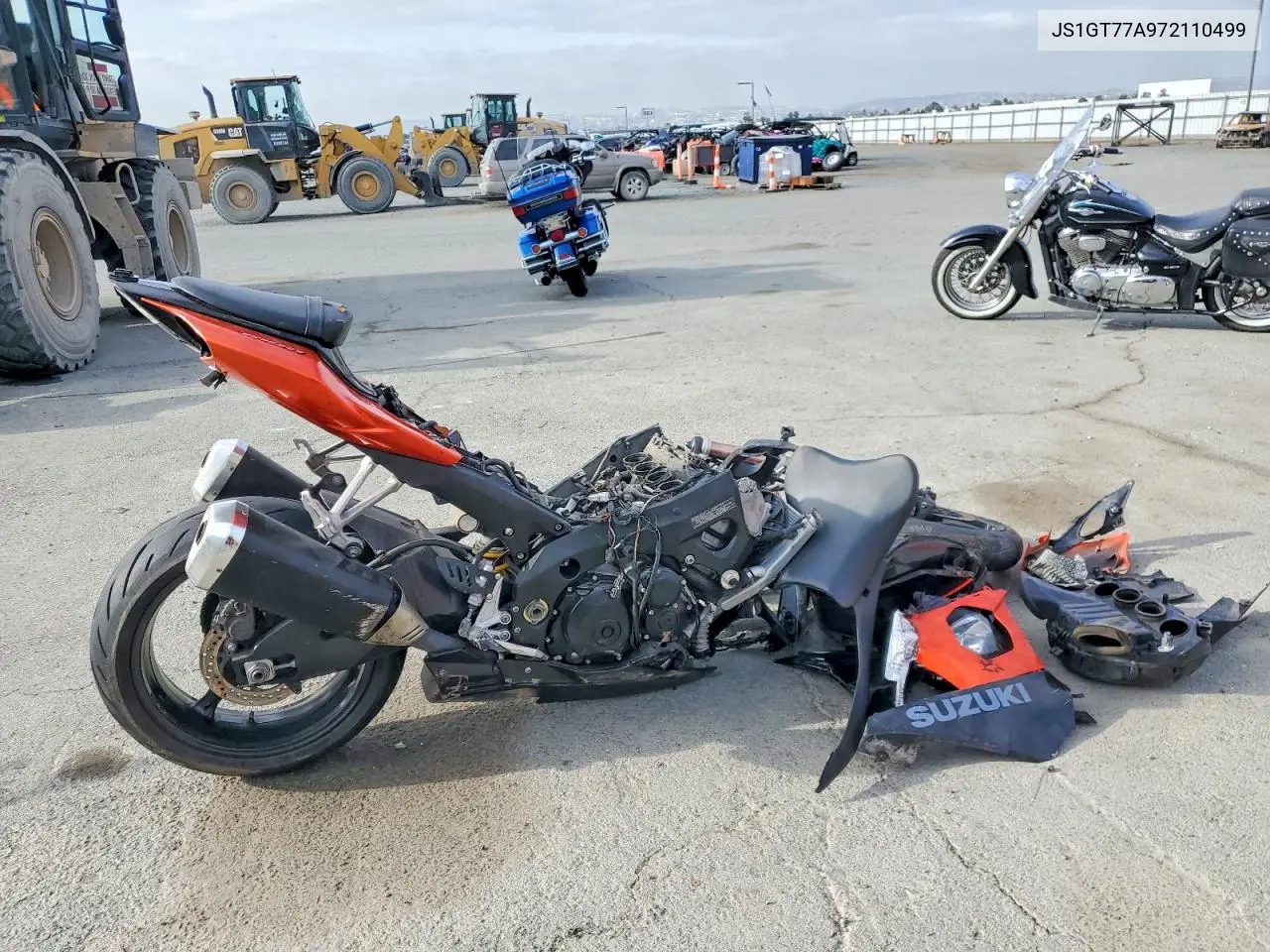 2007 Suzuki Gsx-R1000 VIN: JS1GT77A972110499 Lot: 50468566