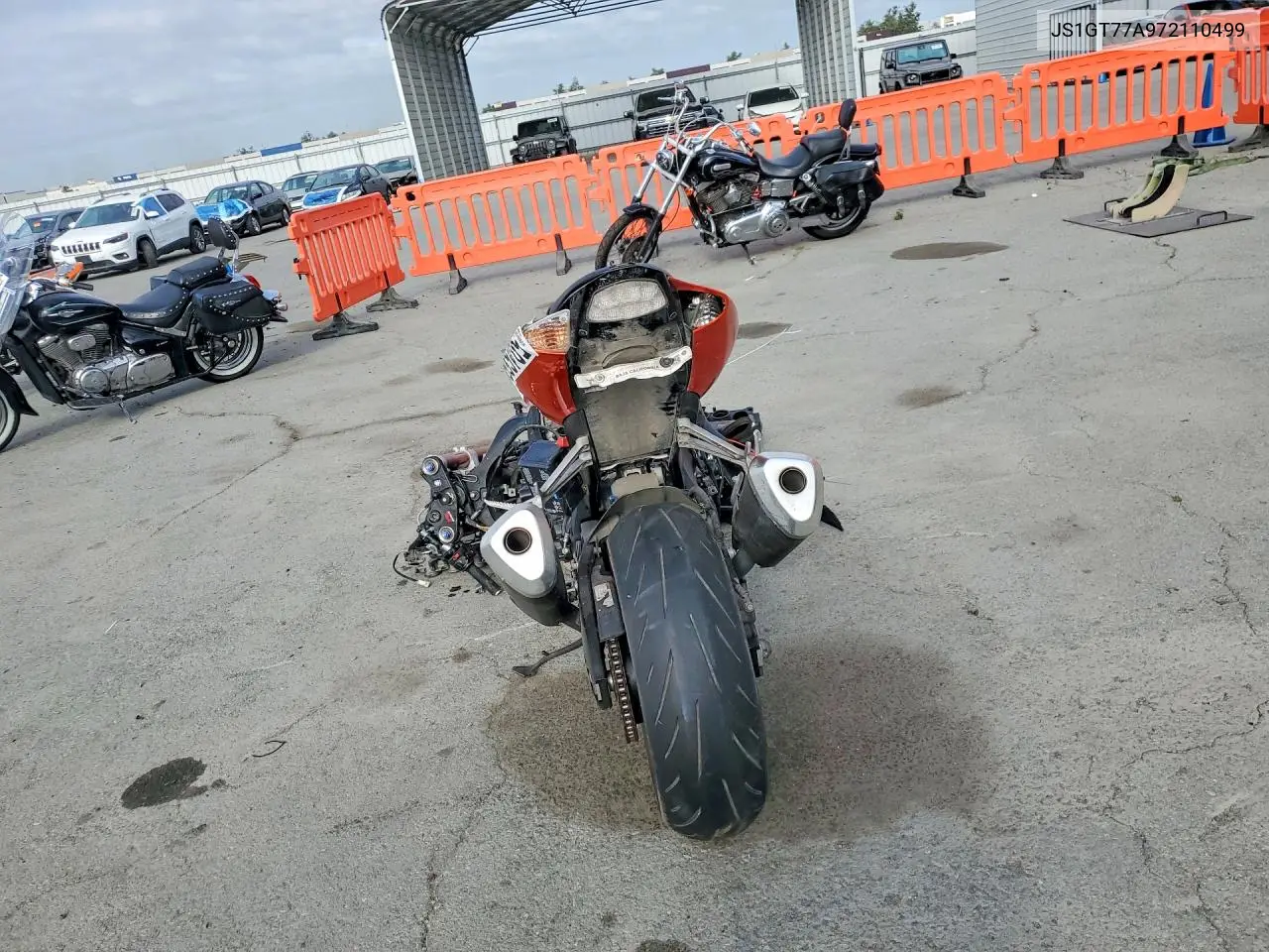 2007 Suzuki Gsx-R1000 VIN: JS1GT77A972110499 Lot: 50468566