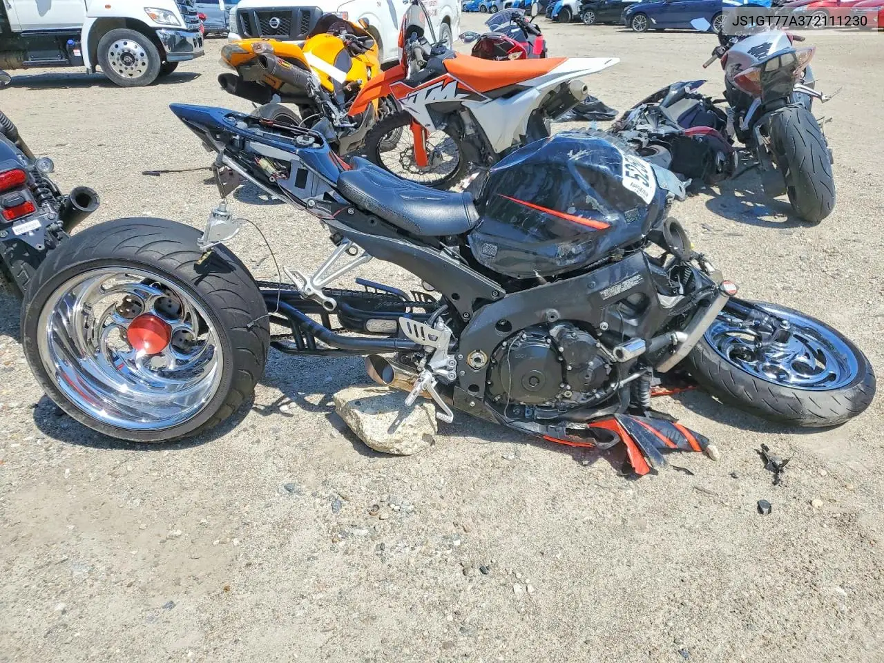 2007 Suzuki Gsx-R1000 VIN: JS1GT77A372111230 Lot: 52501666