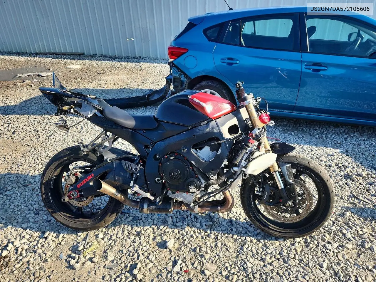 2007 Suzuki Gsx-R600 VIN: JS2GN7DA572105606 Lot: 60441696
