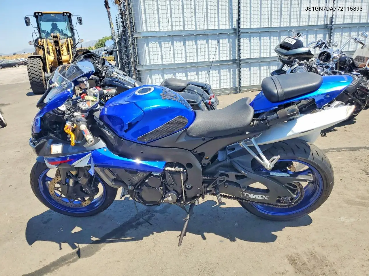 2007 Suzuki Gsx-R600 VIN: JS1GN7DA772115893 Lot: 61215586