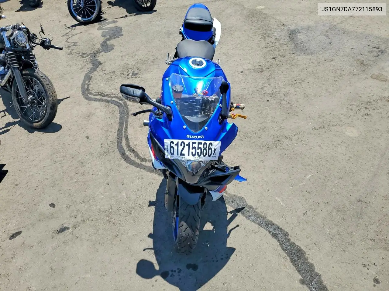 2007 Suzuki Gsx-R600 VIN: JS1GN7DA772115893 Lot: 61215586