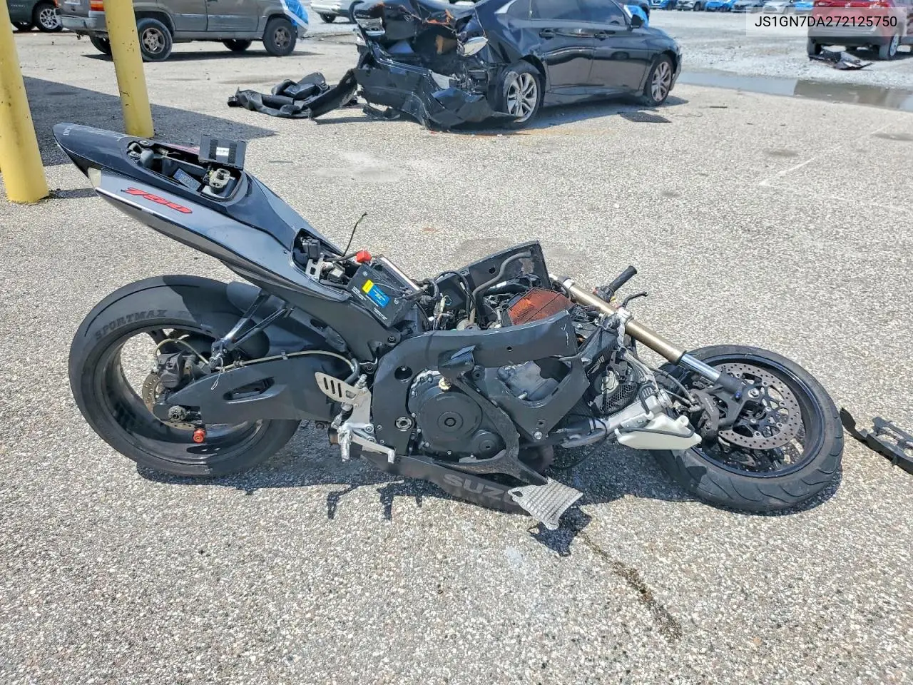 2007 Suzuki Gsx-R600 VIN: JS1GN7DA272125750 Lot: 61796006