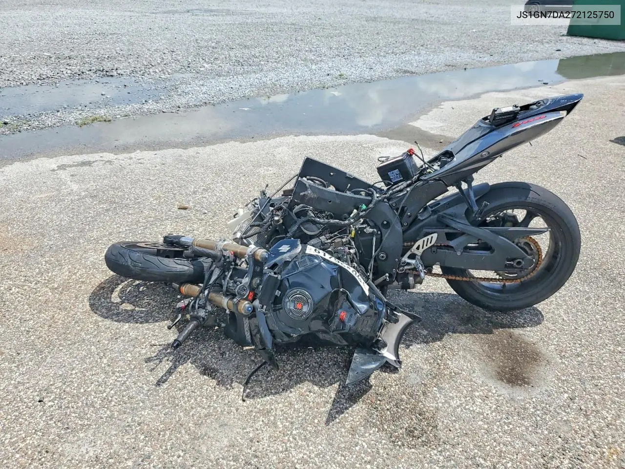 2007 Suzuki Gsx-R600 VIN: JS1GN7DA272125750 Lot: 61796006