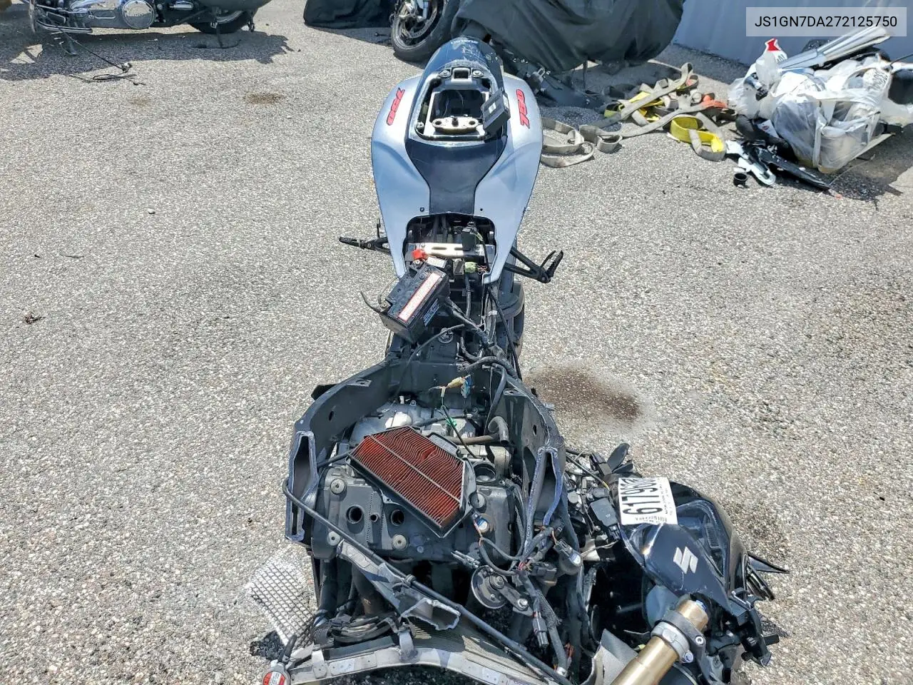 2007 Suzuki Gsx-R600 VIN: JS1GN7DA272125750 Lot: 61796006