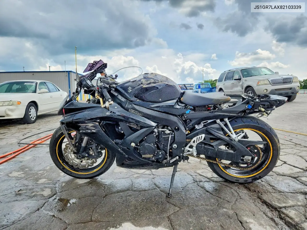 2008 Suzuki Gsx-R750 VIN: JS1GR7LAX82103339 Lot: 55057956