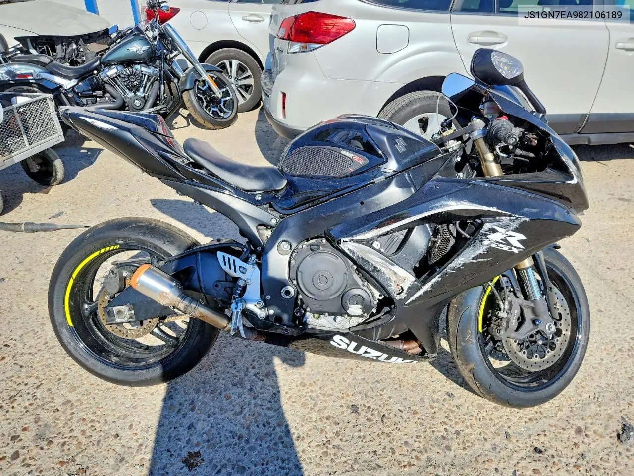 2008 Suzuki Gsx-R600 VIN: JS1GN7EA982106189 Lot: 56585956