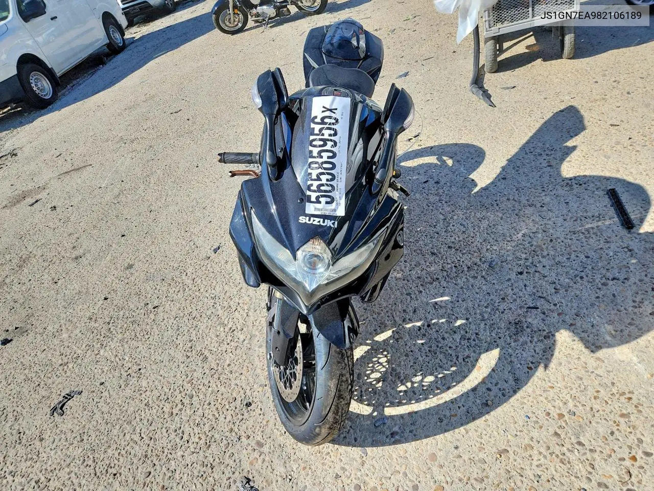 2008 Suzuki Gsx-R600 VIN: JS1GN7EA982106189 Lot: 56585956