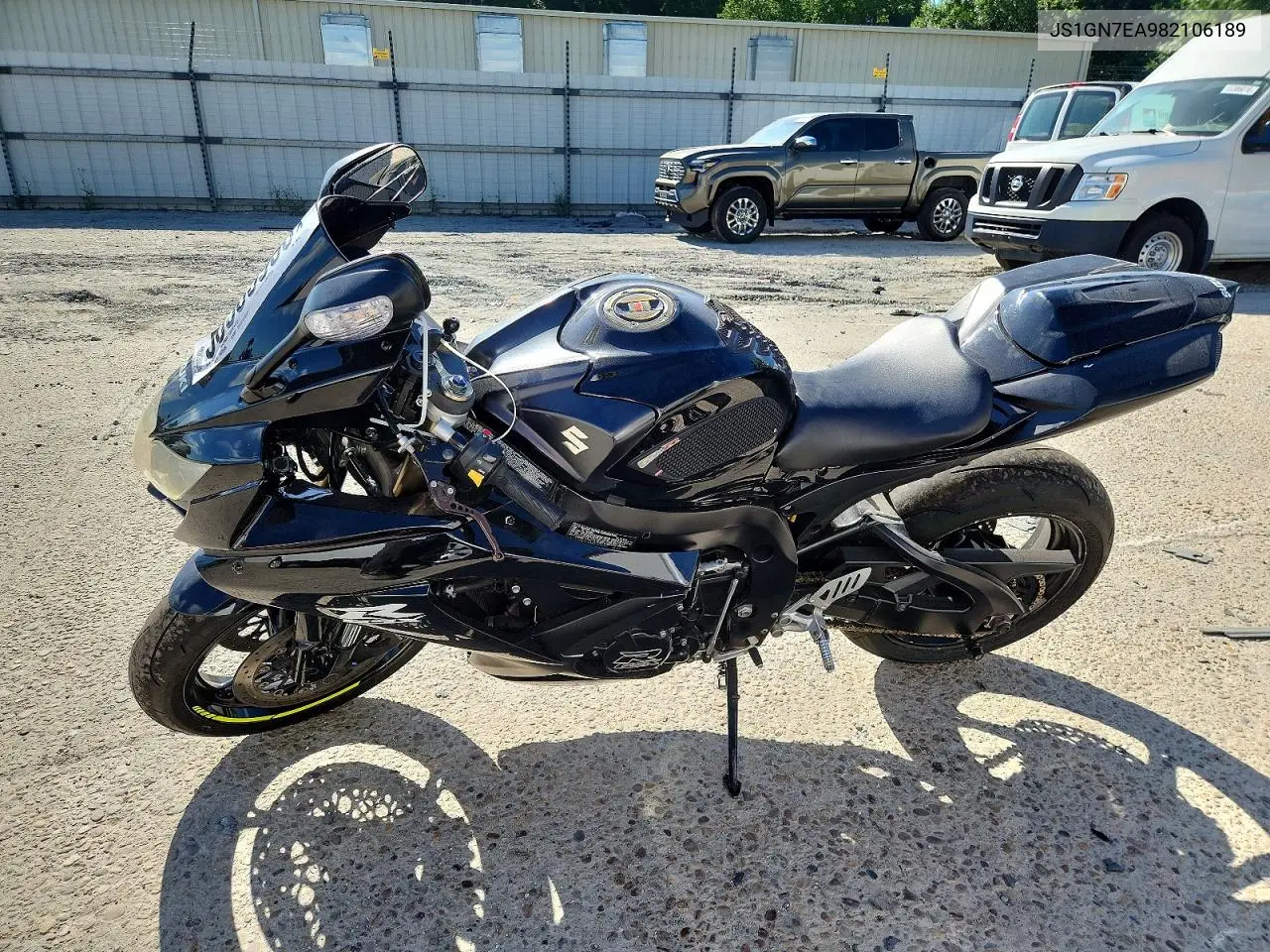 2008 Suzuki Gsx-R600 VIN: JS1GN7EA982106189 Lot: 56585956