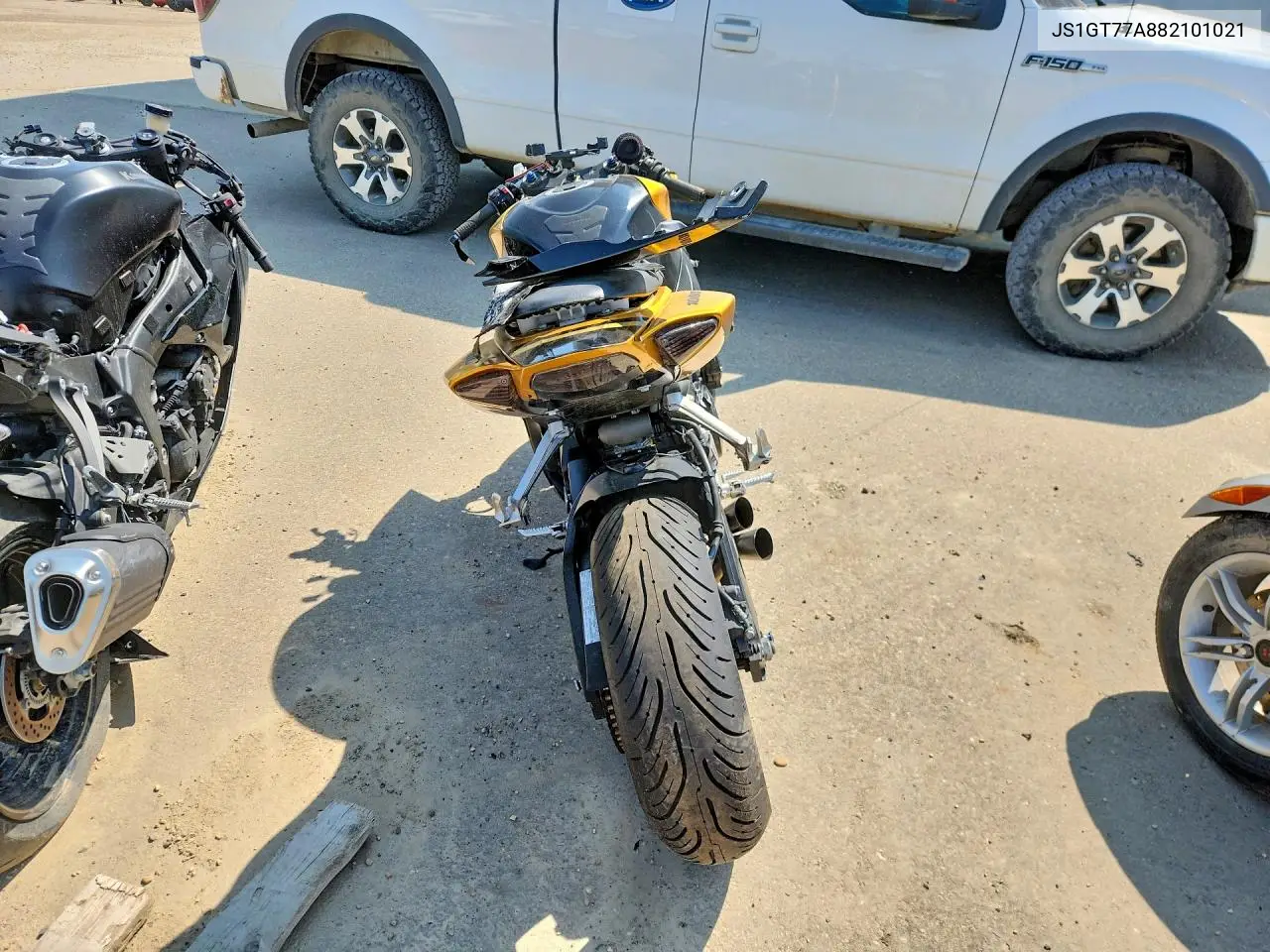 2008 Suzuki Gsx-R1000 VIN: JS1GT77A882101021 Lot: 60838516