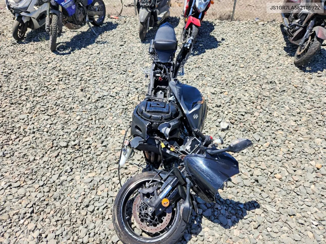 2008 Suzuki Gsx-R750 VIN: JS1GR7LA582105922 Lot: 61369826