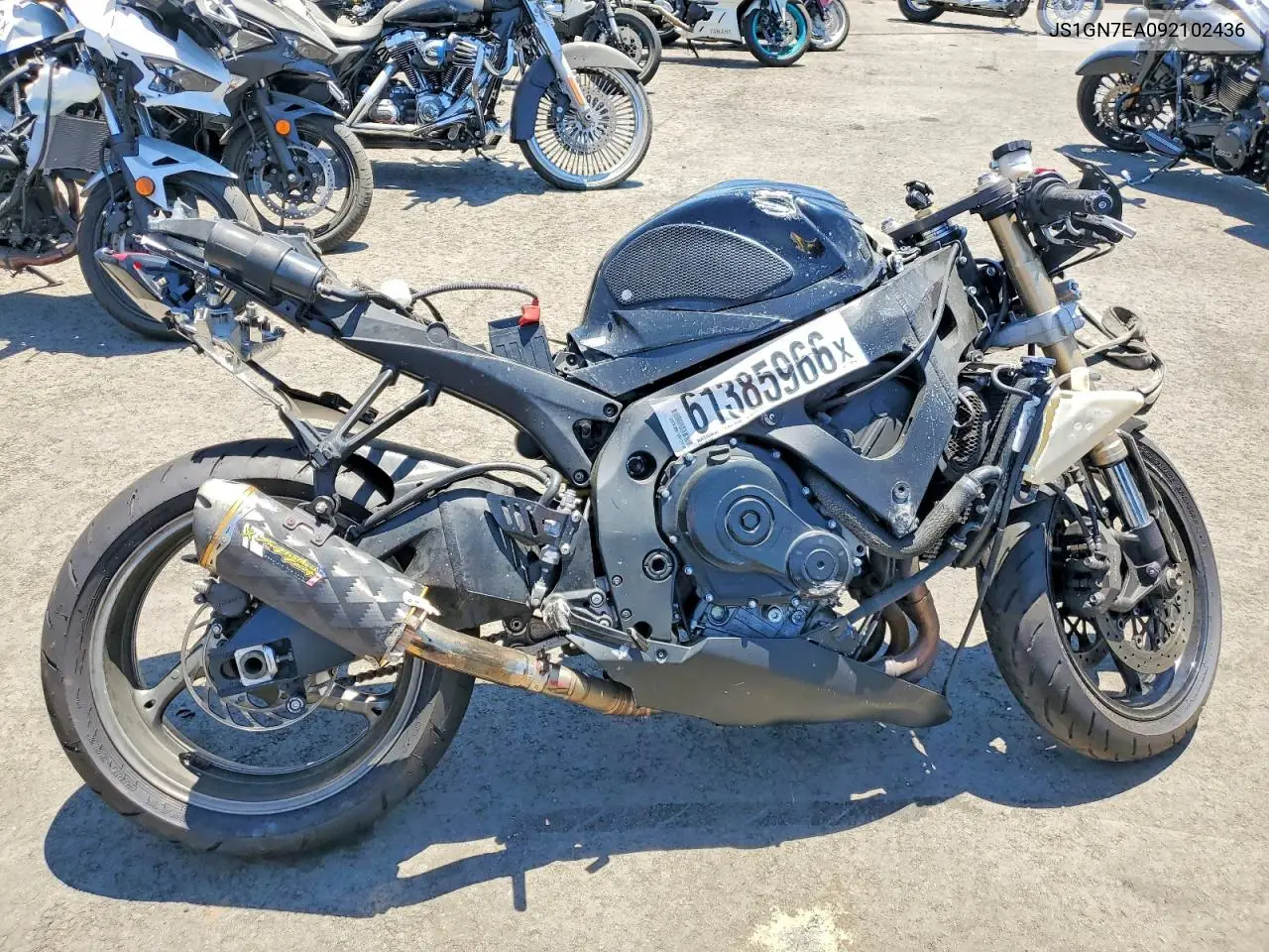 2009 Suzuki Gsx-R600 VIN: JS1GN7EA092102436 Lot: 61385966