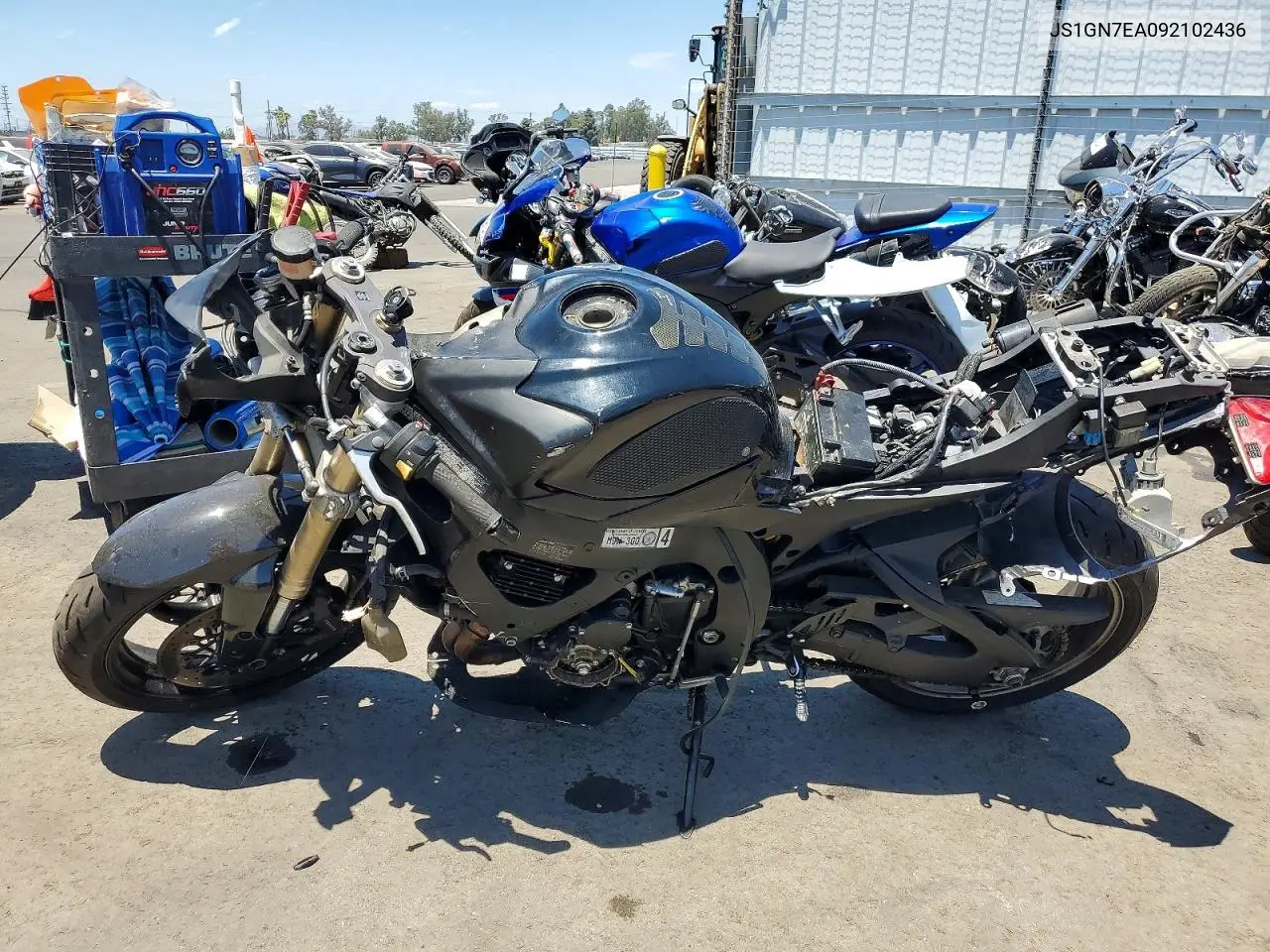2009 Suzuki Gsx-R600 VIN: JS1GN7EA092102436 Lot: 61385966