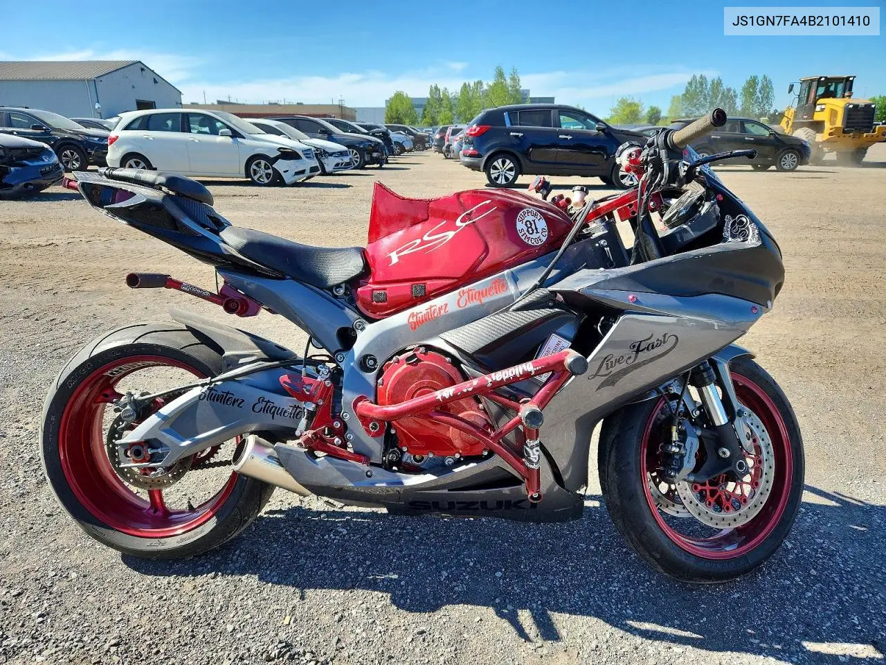 2011 Suzuki Gsx-R600 VIN: JS1GN7FA4B2101410 Lot: 53223006
