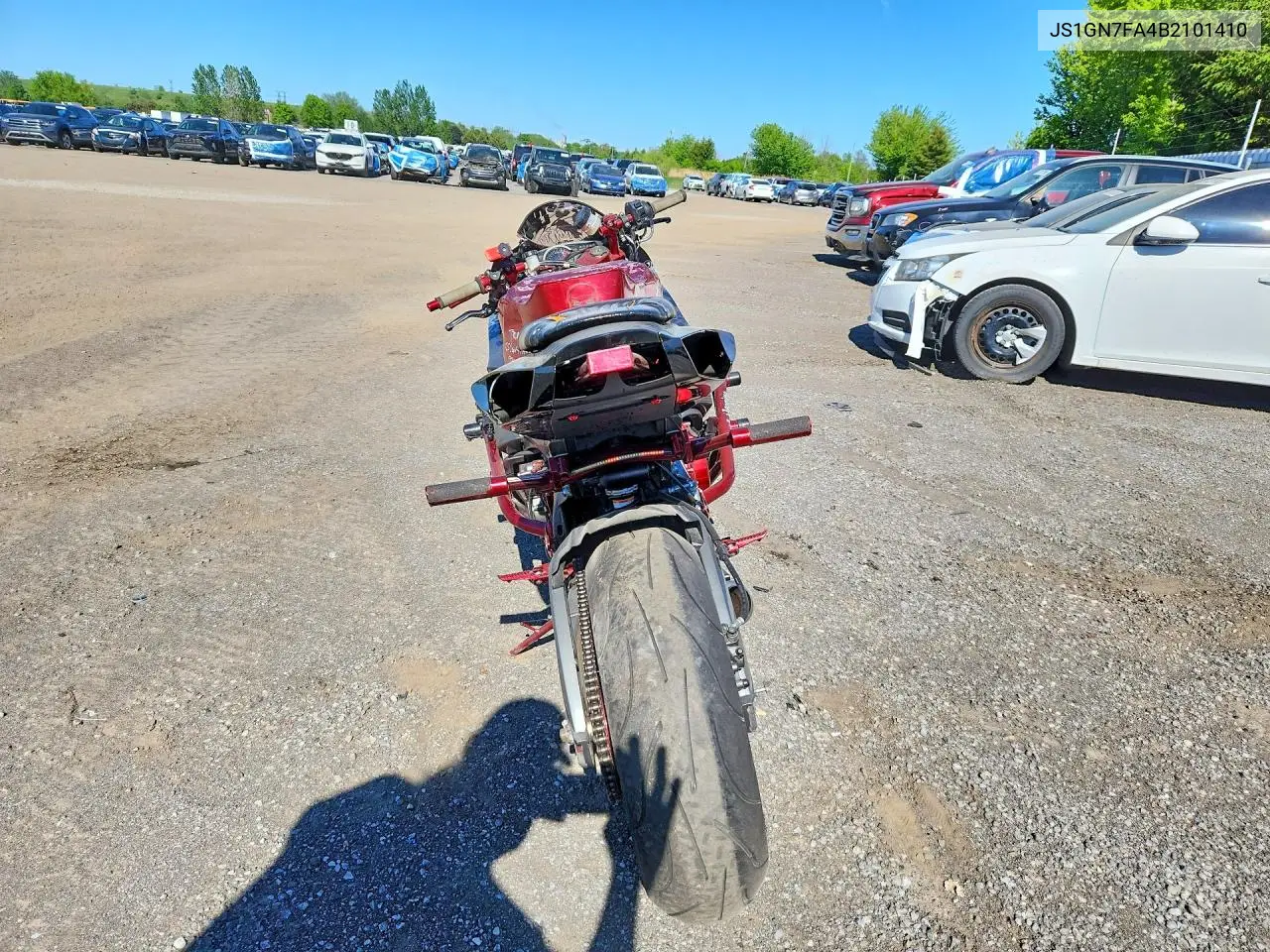 2011 Suzuki Gsx-R600 VIN: JS1GN7FA4B2101410 Lot: 53223006
