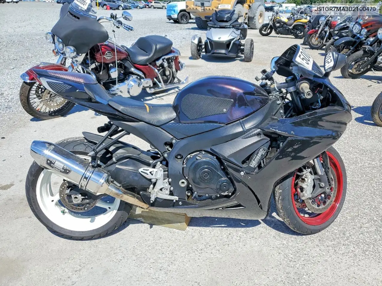 2013 Suzuki Gsx-R750 VIN: JS1GR7MA3D2100470 Lot: 50057986