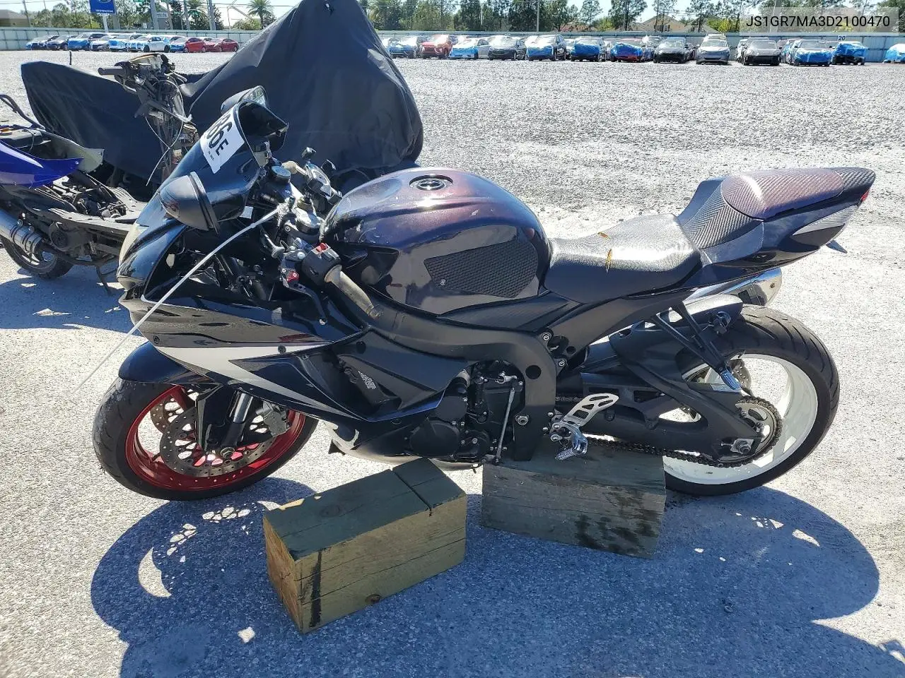 2013 Suzuki Gsx-R750 VIN: JS1GR7MA3D2100470 Lot: 50057986